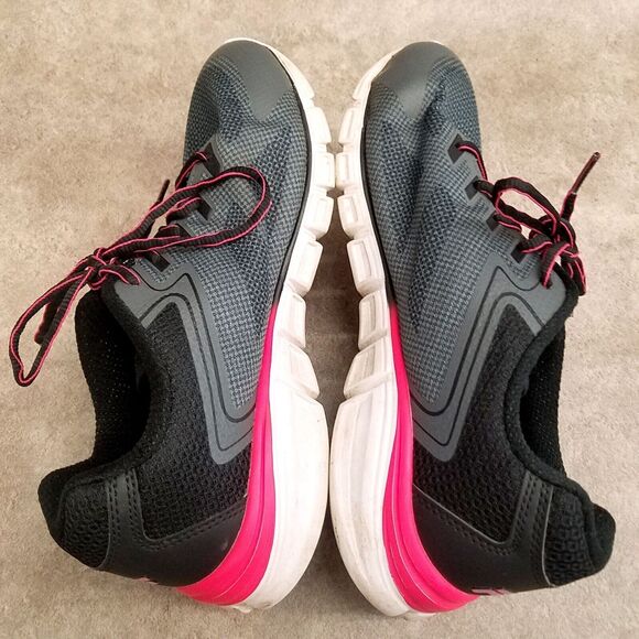 FILA Womens  5RW00526-059 Size 10 Gray PinkTextileLace Up Atlethic Running Shoes - Picture 9 of 10